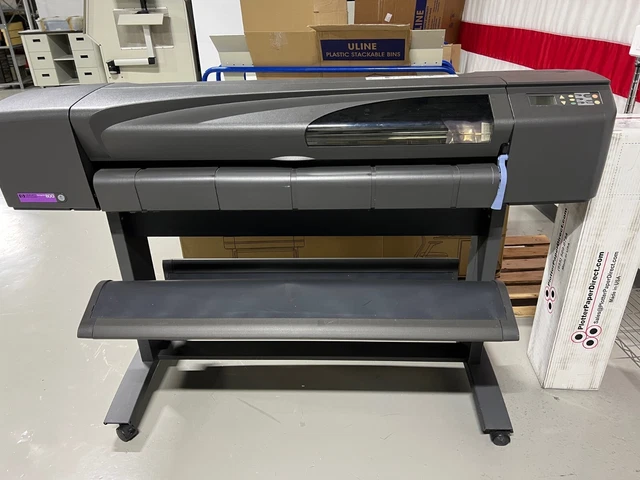 HP DesignJet 800 Color Printer Plotter needs fixing