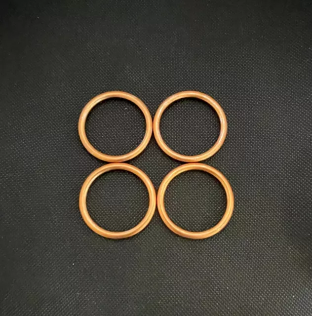 Set of 4 45mm Copper Type Exhaust Gaskets  For Honda CBR 1000 1999 - 2019