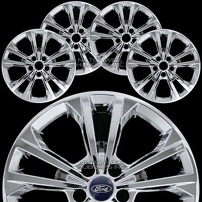 4 New 2017 18 19 Ford Escape SE 17" Chrome Wheel Skins Hub Caps Alloy Rim Covers