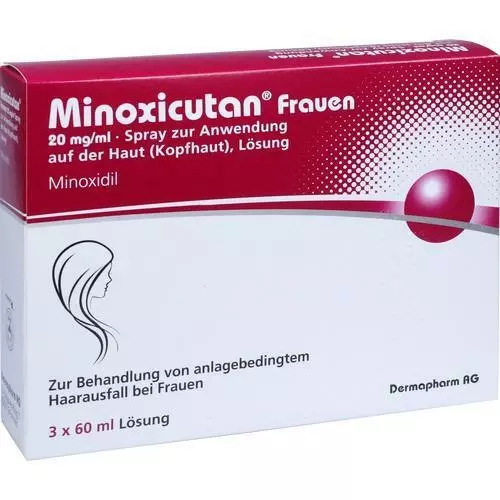 MINOXICUTAN Frauen 20 mg/ml Spray 3X60 ml PZN 12724743