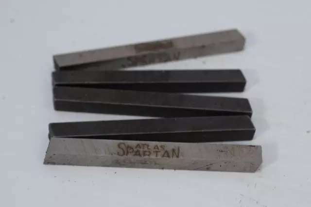 5 New Atlas Spartan 5/16" Hss Lathe Cutting tools.for South Bend Lathe