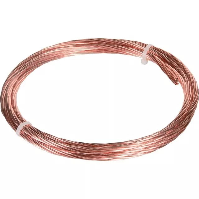 Câble de terre 25 mm² - Cuivre nu - Couronne de 3 mètres - Electraline