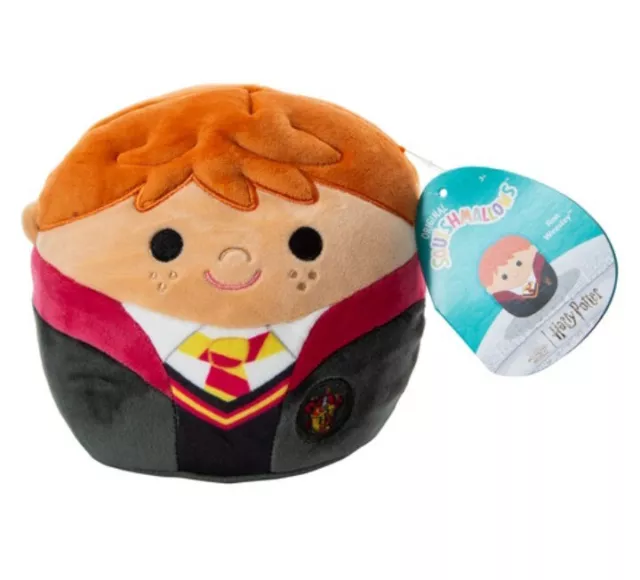 Nwt Htf 6.5" Plush Squishmallows Harry Potter Bff Wizarding World Ron Weasley