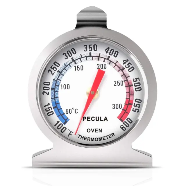 Taylor 5932 Oven Thermometer, 100 to 600 deg F, Analog Di