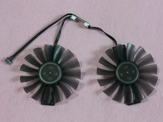 Pair Fans Cooler Fan For Gainward GTX 1060 Phoenix FD9015U12S 87mm Graphics Card