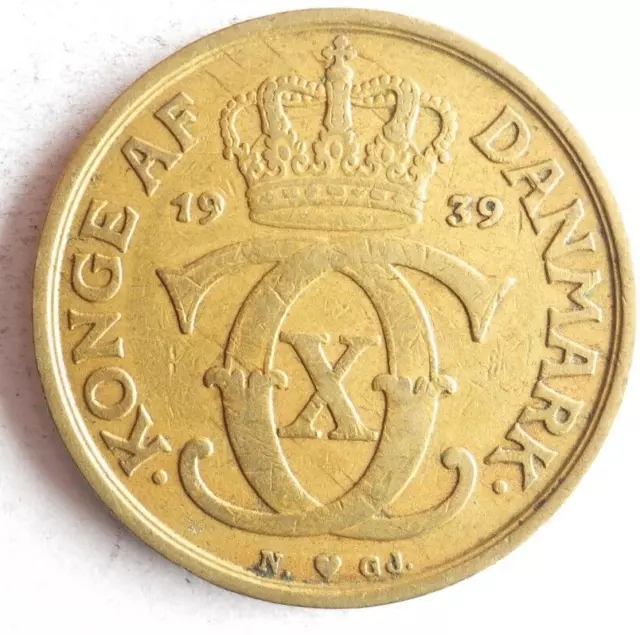 1939 Dänemark Krone - Ausgezeichnete Münze Dänemark Bin #D