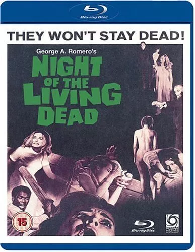 Night of the Living Dead Blu-Ray (2008) Judith O'Dea, Romero (DIR) cert 15