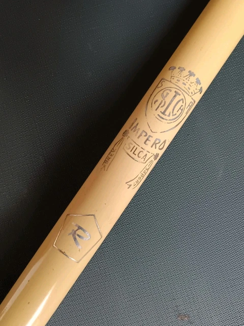 Pompa a mano in acciaio cromato, 300 mm, con tubo presta Schrader e collari di fissaggio per bicicletta ciclo, vintage