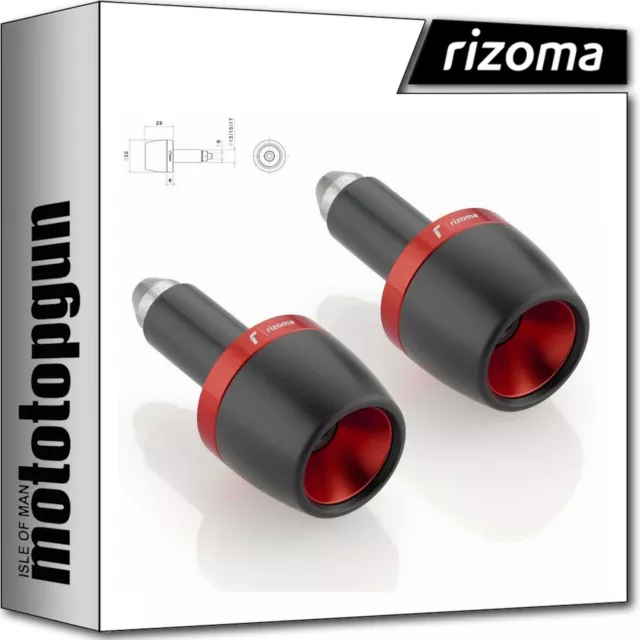 Rizoma Ma532R Couple Embouts Guidon Suzuki Gsr 600 2009 09 2010 10 2011 11