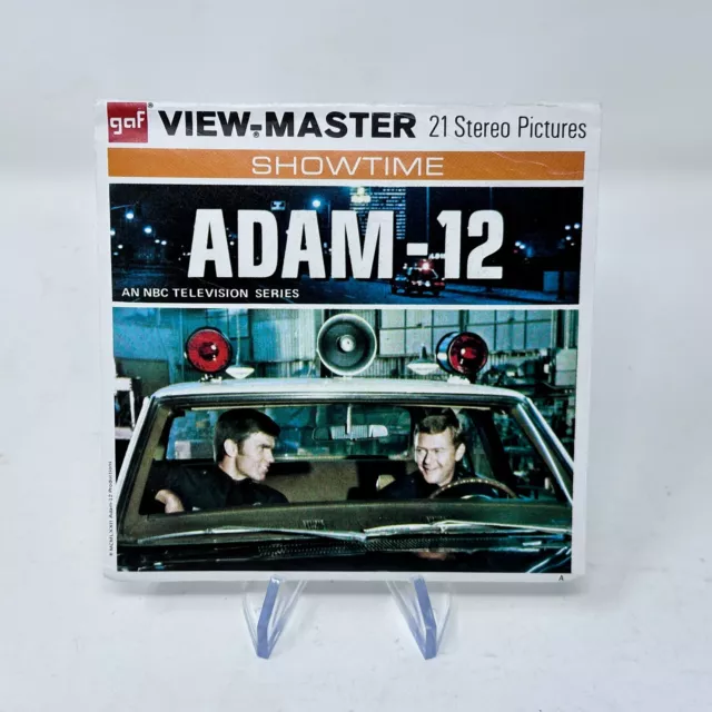 Vintage - Complete Set - Adam-12 GAF View-Master Reel Viewmaster 1970s