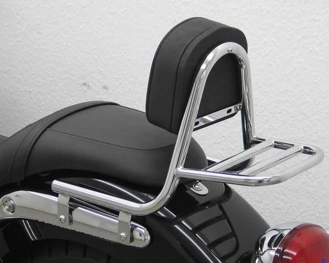 Sissy Bar de pipe avec pad et le transporteur, Triumph Speedmaster 2008-