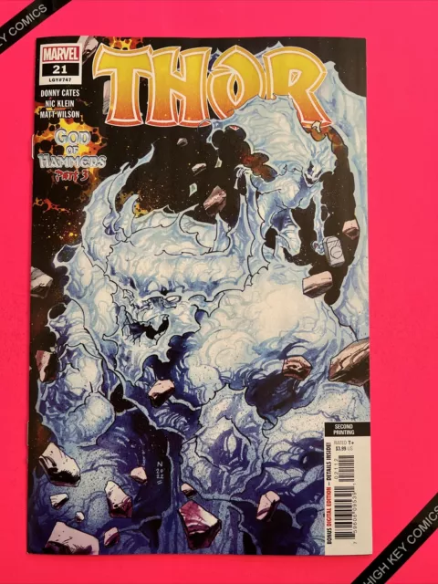 Thor #21 2nd Ptg Nic Klein Variant Cover E Marvel 2022 NM