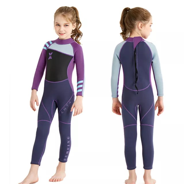 Combinaison de plongée pour enfants, maillot de bain une pièce en néoprène, T6L5