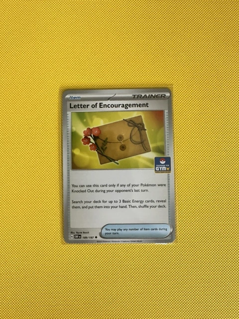 EXTREMELY RARE LETTER Of Encouragement Pokemon TCG Gym Stamped Asian ...