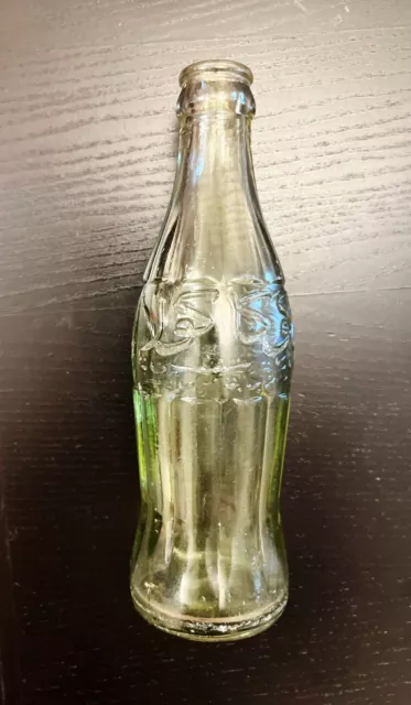 ULTRA RARE Vintage Classic Coca Cola Hobbleskirt Bottle EGYPT 1949 Coke Embossed