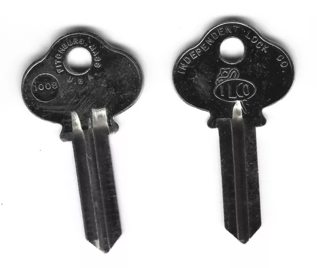 Ilco 1008 same as Sargent Original 265B New Old stock Uncut Key Blank