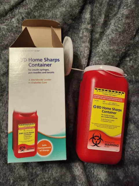 Becton Dickinson Home Sharps Container NEW FROM PAPA'S ESTATE