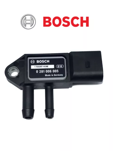 BOSCH Abgasdrucksensor Differenzdruckgeber Sensor AUDI SEAT VW  0281006005