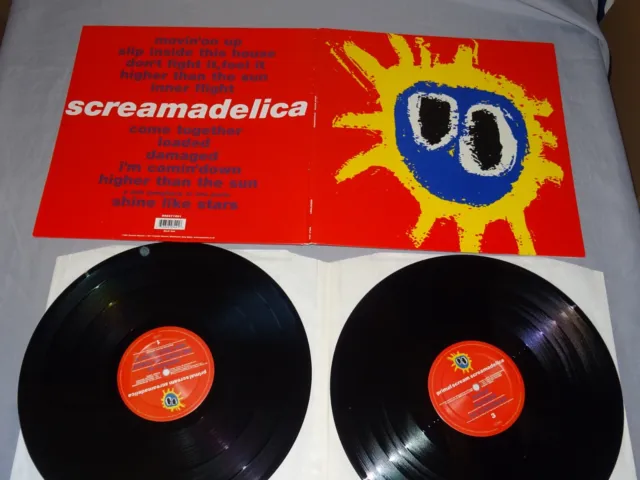 PRIMAL SCREAM - SCREAMADELICA / 180g EU 2-VINYL-LP-SET 2001 (MINT-)