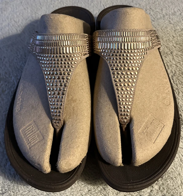 Fitflop Aztek Chada Beige Size 7