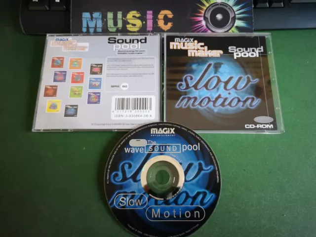 MAGIX SOUNDPOOL-CD-ROM-SLOW MOTION für MUSIC MAKER & SAMPLITUDE-TOP!!!