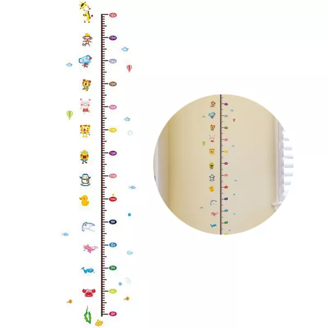 Height Chart Wall Sticker Animals Height Chart Kids Child Height Chart Wall