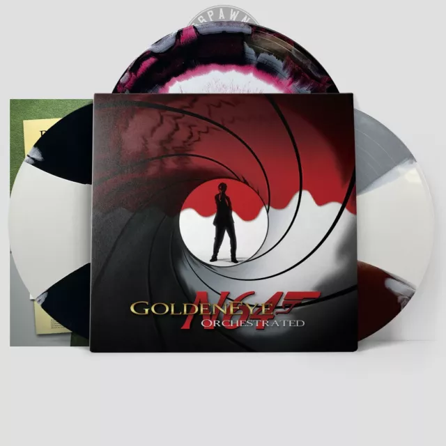 GoldenEye N64 Orchestrated Vinyl Record Lp OddJOB Variant Rare Nintendo Bond 007