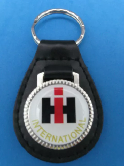 Ihc Ih International Harvester Trucks Leather Keychain Key Chain Ring Fob #186