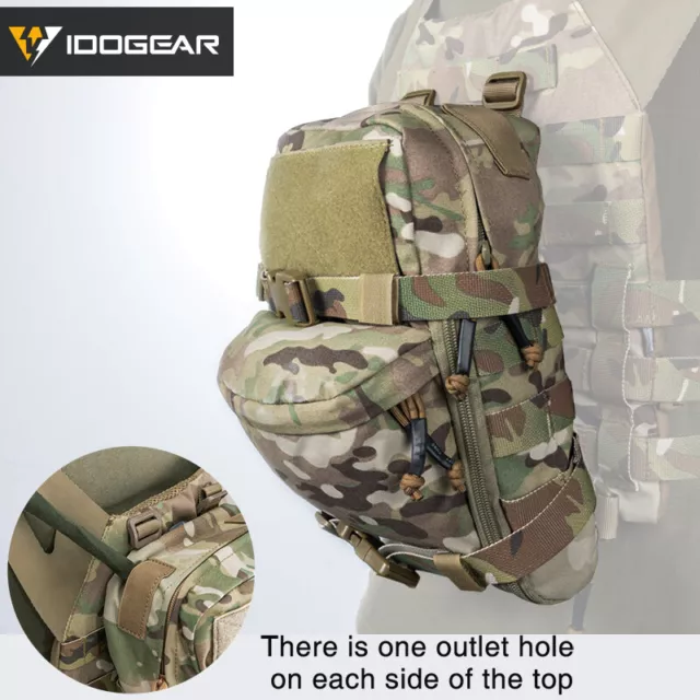 IDOGEAR Hydration Pack Hydration Backpack Assault Mini Bag Molle Pouch Military 2