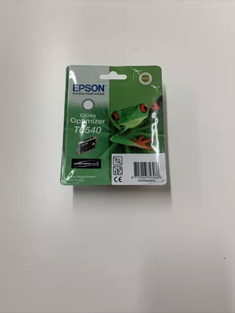 GENUINE EPSON T0540 TO540 Gloss Optimizer cartridge ORIGINAL FROG ink R800 R1800