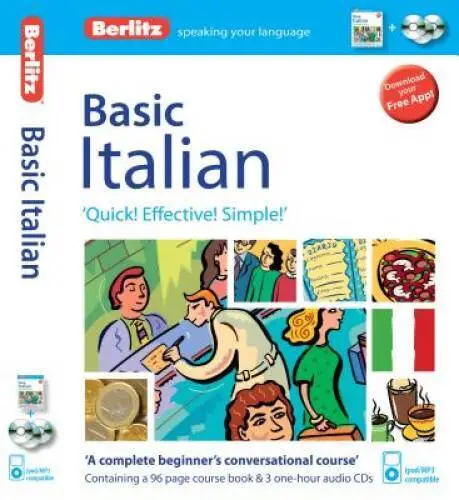 Italian Berlitz Basic - Audio CD By Berlitz Publishing - GOOD