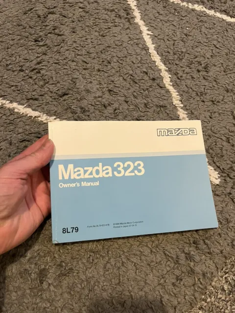 Mazda 323 Owners Handbook Unused