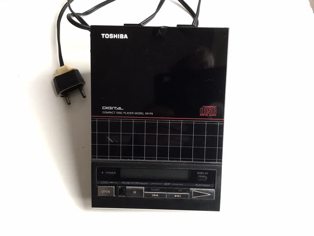 Lecteur CD  vintage TOSHIBA XR-P9 avec alimentation secteur TAC-P9 NOT WORKING