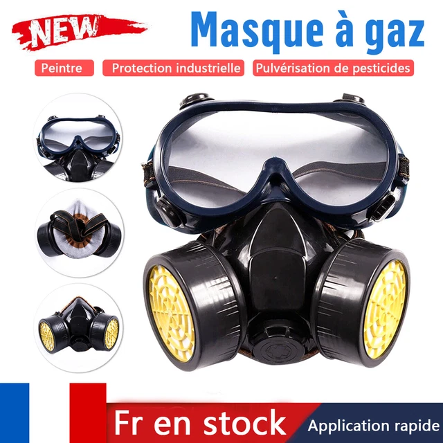 Masque à gaz Filtre Masque anti-poussière Respirateurs pour visage