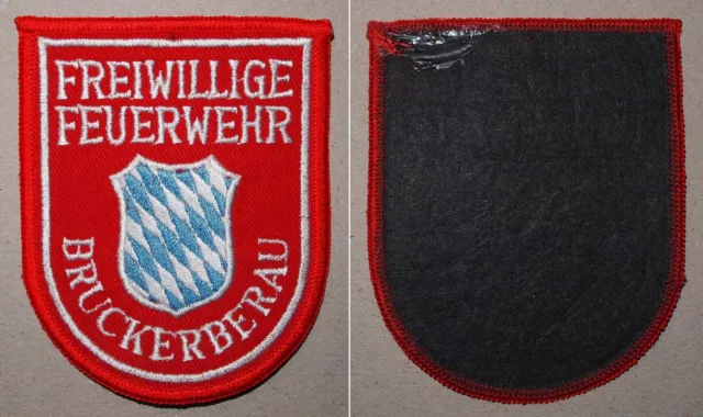 Aufnäher Patch Ärmelabzeichen Freiwillige Feuerwehr Bruckerberau 8x10 cm groß