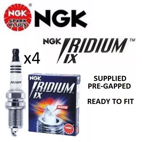 NGK IRIDIUM IX SPARK PLUGS x 4 - CR9EHIX-9 (6216) FIT HONDA CBF600 / CBR600F