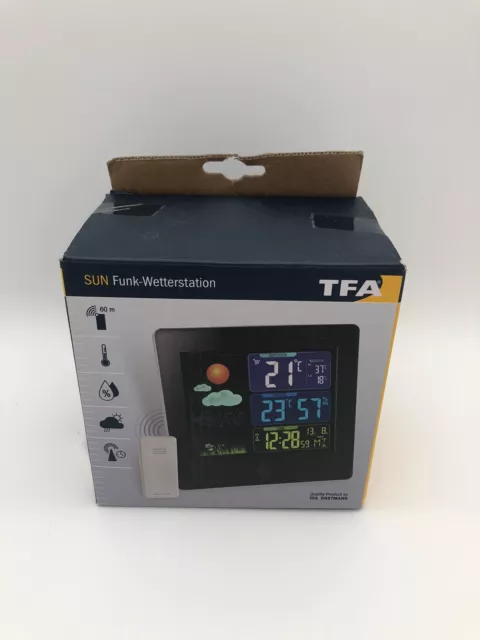 TFA® SUN 35.1133.01 Wetterstation schwarz