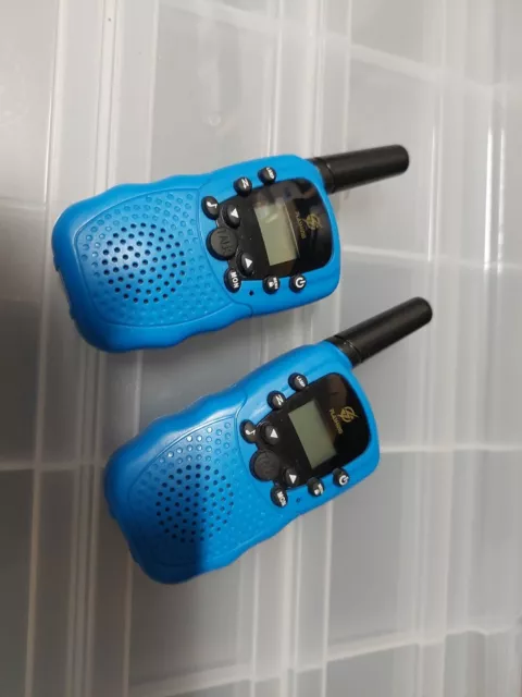 Set Walkie Talkie Kinder Blau