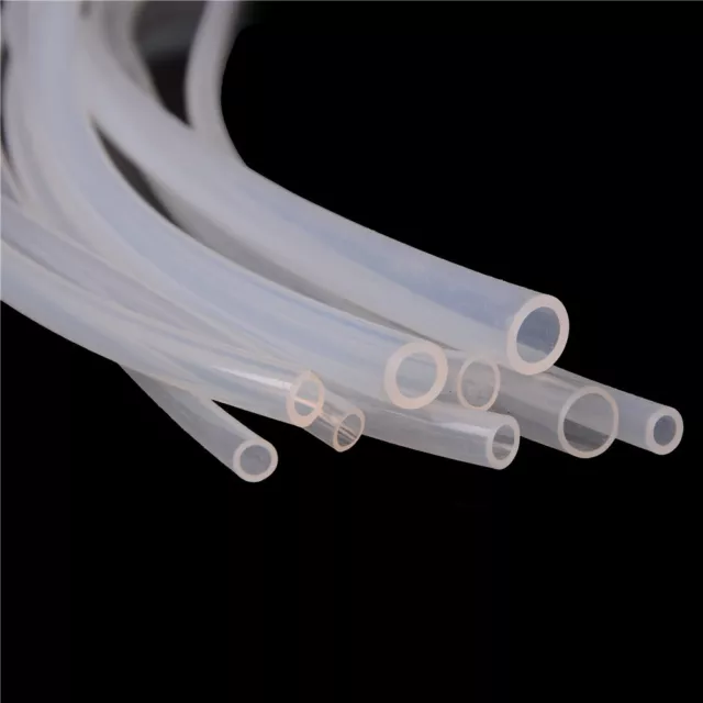 1M Food Grade Clear Translucent Silicone Tube Non-toxic Beer Milk Soft RubO'ID
