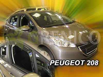 Heko PEUGEOT 107 3-portes 2005-2014 Deflecteurs de vent 2-pièces HEKO Bulles 