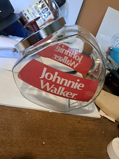 Johnnie Walker Humidor Cookie, Candy, Bowl. Very Rare NEW OLD STOCK