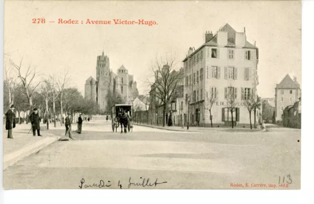 12 Rodez avenue Victor Hugo animée dos non divisé