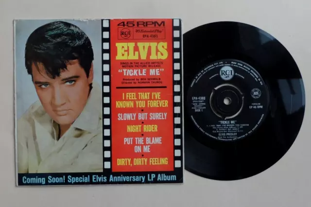 Elvis Presley Tickle Me 1965 1st issue Australian ep ~ EPA-4383 Australia Oz