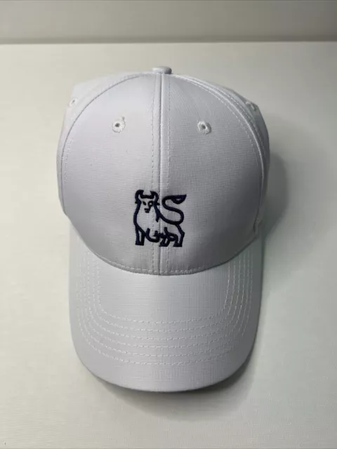 Merrill Lynch Golf Hat Moisture Wicking & UV Coat White Baseball Hat Adjustable