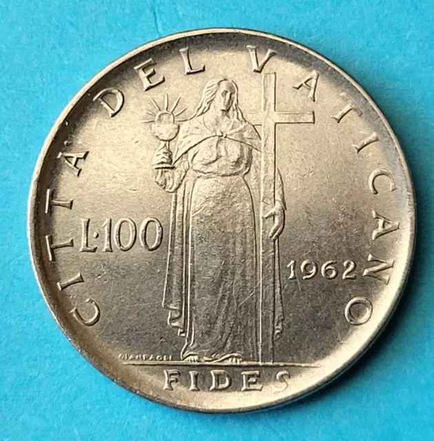 Vatikan 100 Lira 1962