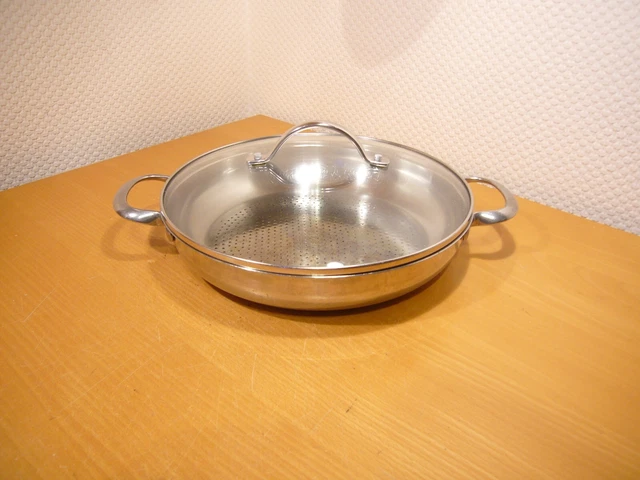 Schulte Ufer Romana Servierpfanne Pfanne + Deckel 24 cm top!