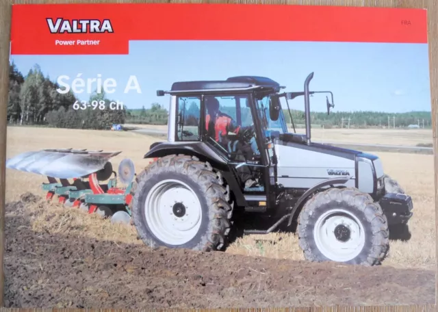 BROCHURE PROSPECTUS TRACTEUR VALTRA SERIE A 63-98 ch PROSPEKT