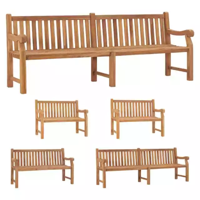 Garden Bench Outdoor Bench Terrace Patio Seating Chair Solid Teak Wood vidaXL