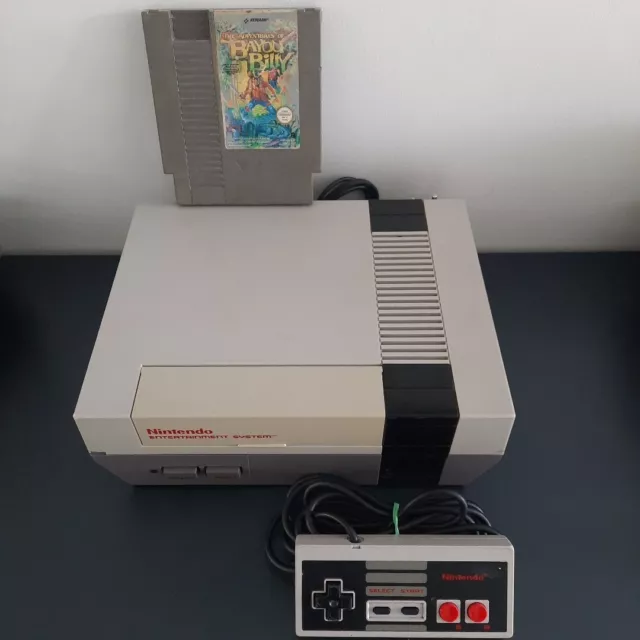 Console Nintendo NES Alim Usb Affichage RCA Manette Et Jeu Vintage Retrogaming