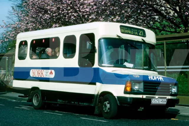 Bus Photo - West Yorkshire Road Car 120 D528HNW Ford Transit Carlyle York